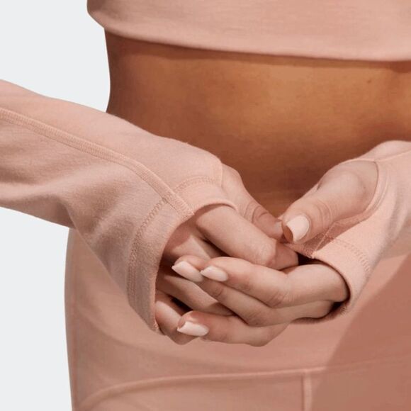 adidas by Stella McCartney TrueStrength Long Sleeve Cropped Top Size XS - Picture 6 of 7